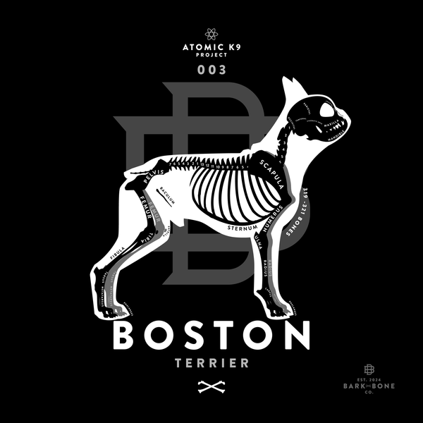 Boston Terrier Bone Print - Digital File Only