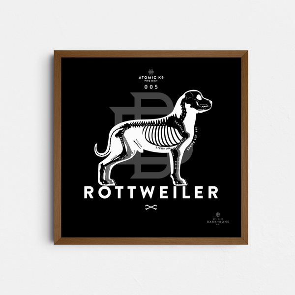 Rottweiler Bone Print - Digital File Only