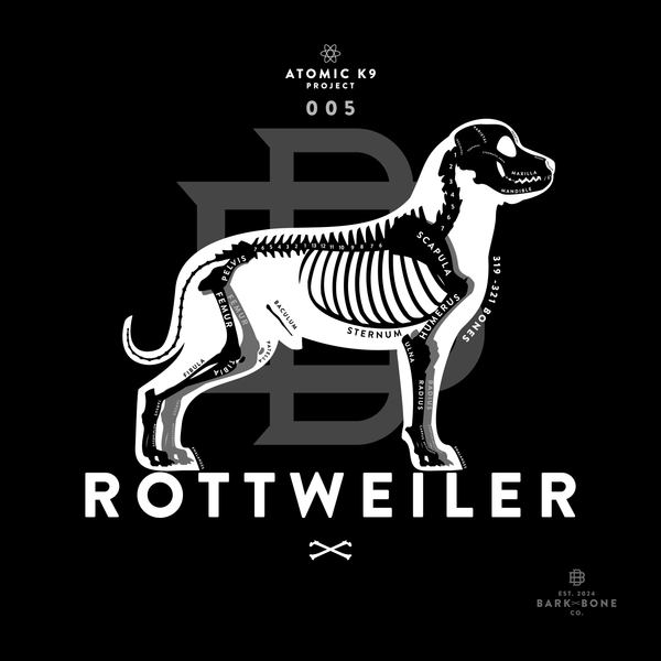 Rottweiler Bone Print - Digital File Only