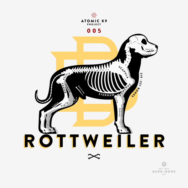 Rottweiler Bone Print - Digital File Only