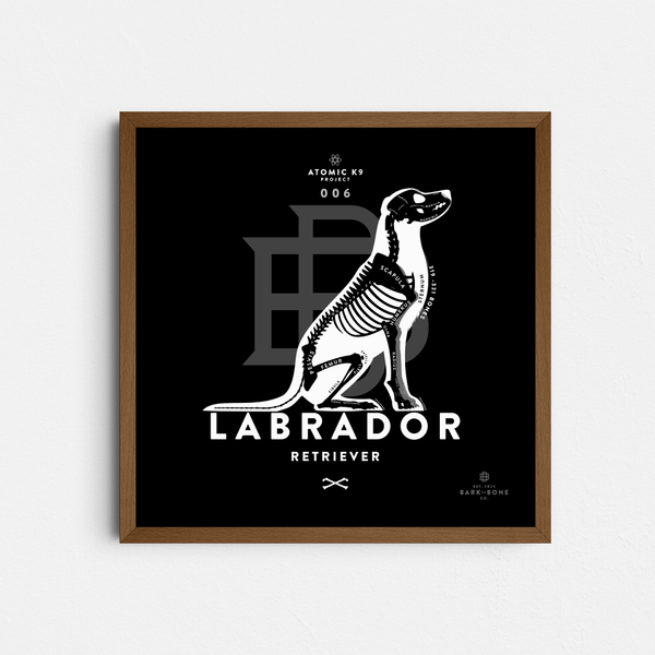 Labrador Retriever Bone Print - Digital File Only