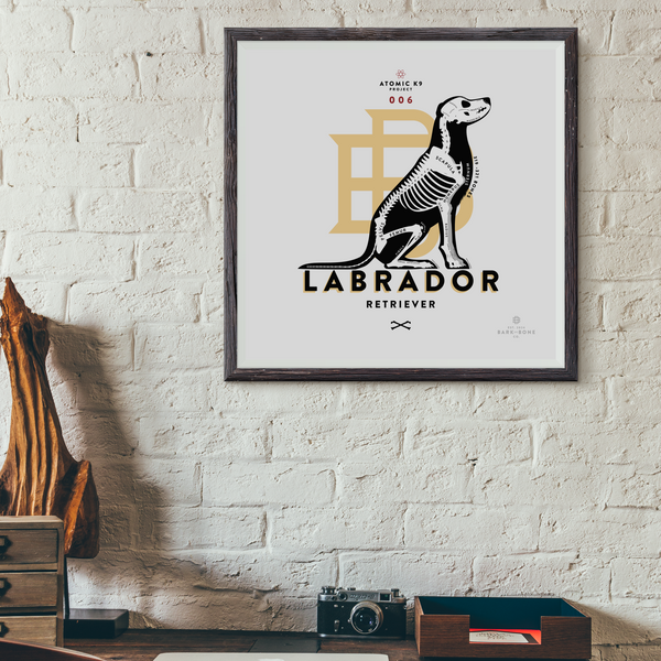 Labrador Retriever Bone Print - Digital File Only