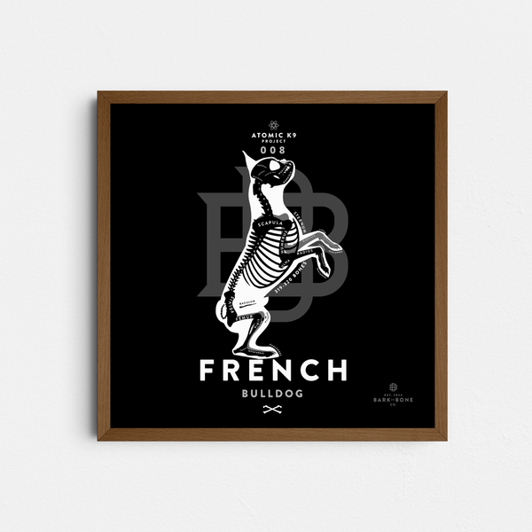 French Bulldog Bone Print - Digital File Only