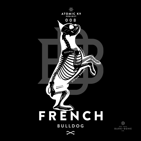 French Bulldog Bone Print - Digital File Only