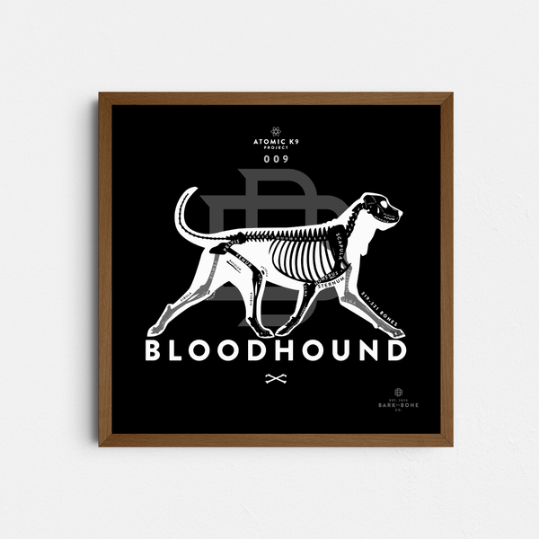 Bloodhound Bone Print - Digital File Only