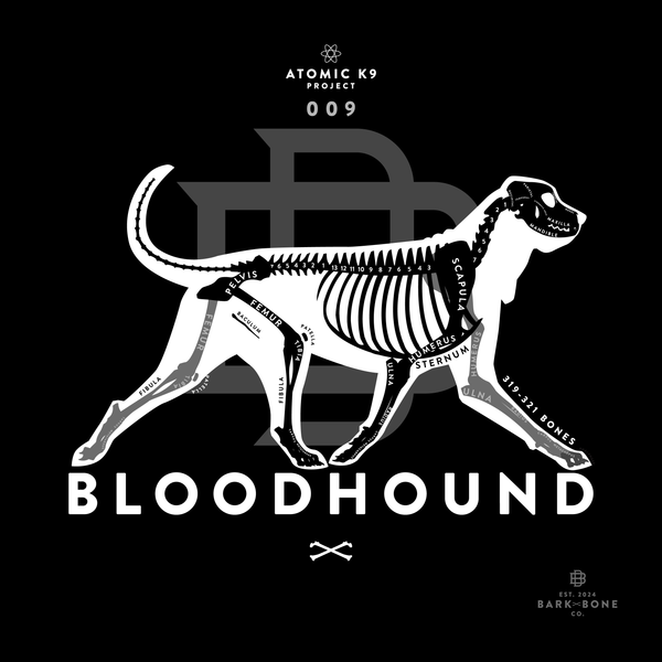 Bloodhound Bone Print - Digital File Only