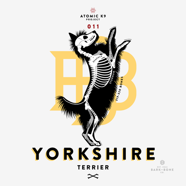 Yorkshire Terrier Bone Print - Digital File Only