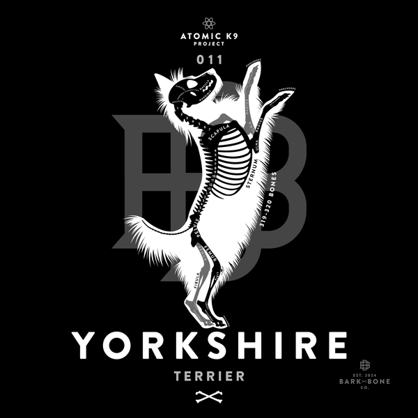 Yorkshire Terrier Bone Print - Digital File Only