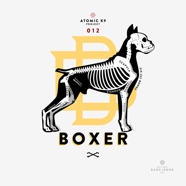 Boxer Bone Print - Digital File Only