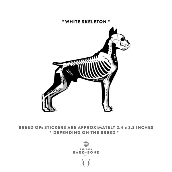 Boxer Breed OPs UV DTF Sticker Pack