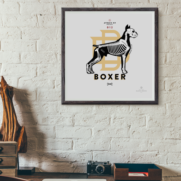 Boxer Bone Print - Digital File Only