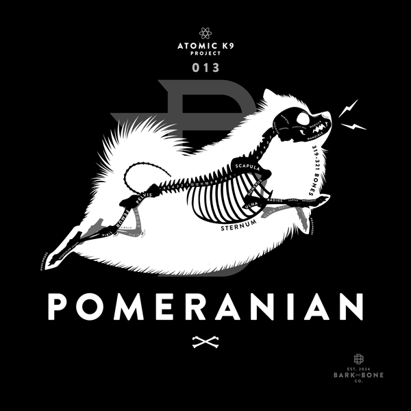 Pomeranian Bone Print - Digital File Only