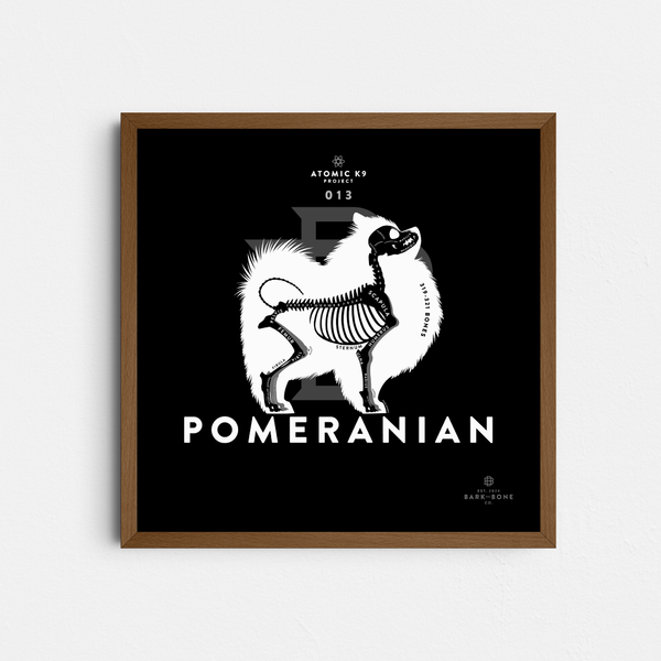 Pomeranian Bone Print - Digital File Only