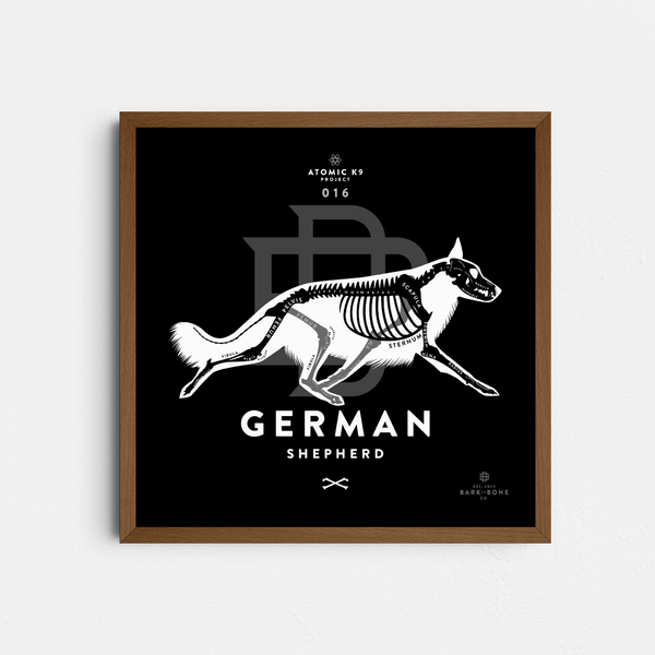 German Shepherd Bone Print - Digital File Only