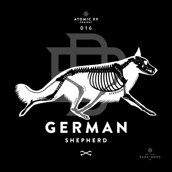 German Shepherd Bone Print - Digital File Only