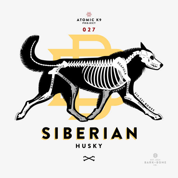 Siberian Husky Bone Print - Digital File Only