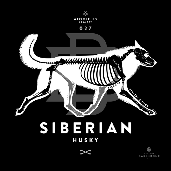 Siberian Husky Bone Print - Digital File Only