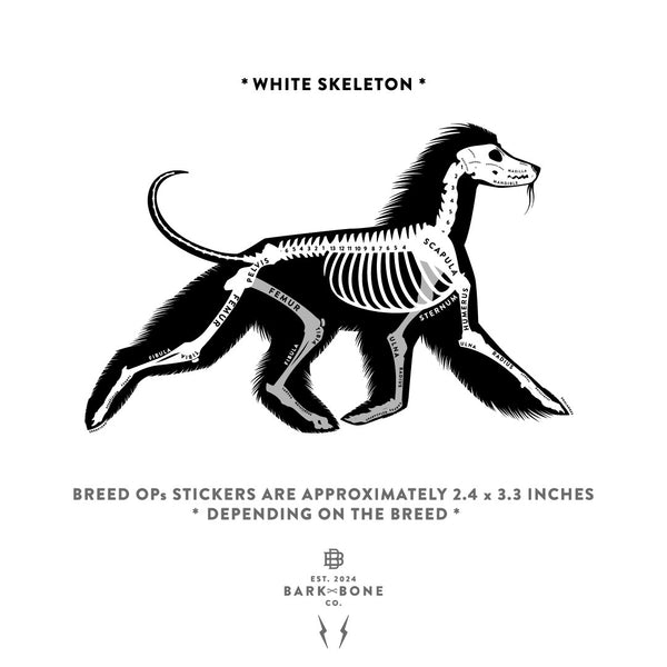 Afghan Hound Breed OPs UV DTF Sticker Pack