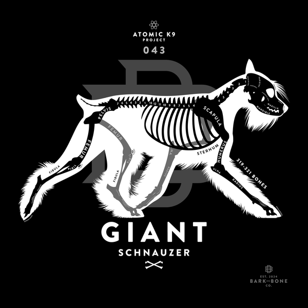 Giant Schnauzer Bone Print - Digital File Only