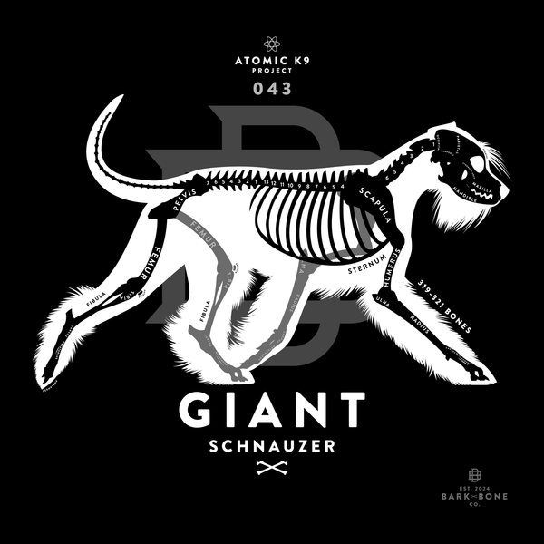 Giant Schnauzer Bone Print - Digital File Only