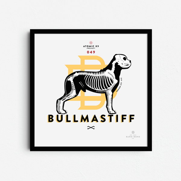 Bullmastiff Bone Print - Digital File Only