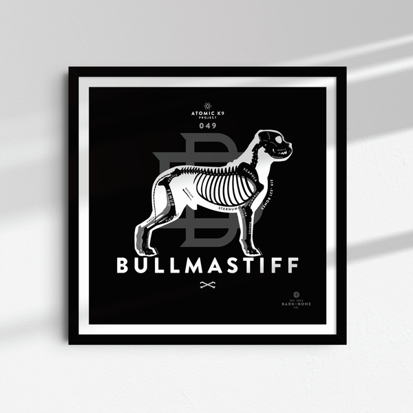 Bullmastiff Bone Print - Digital File Only