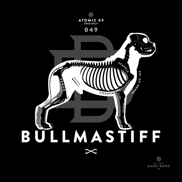 Bullmastiff Bone Print - Digital File Only