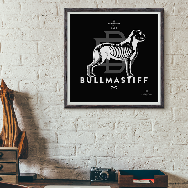 Bullmastiff Bone Print - Digital File Only