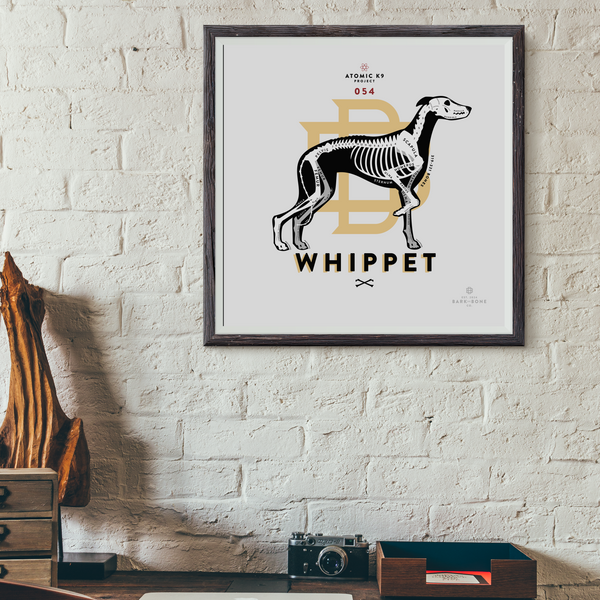 Whippet Bone Print - Digital File Only