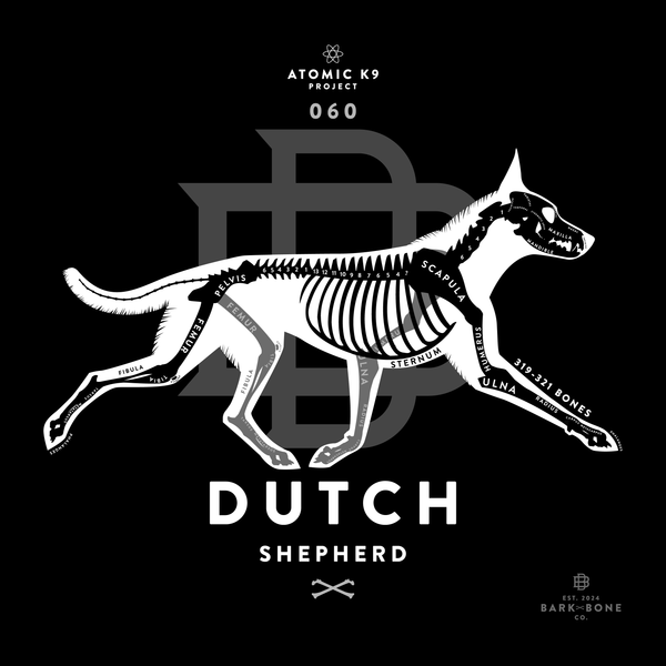 Dutch Shepherd Bone Print - Digital File Only