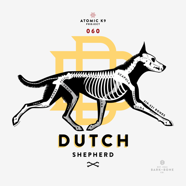 Dutch Shepherd Bone Print - Digital File Only