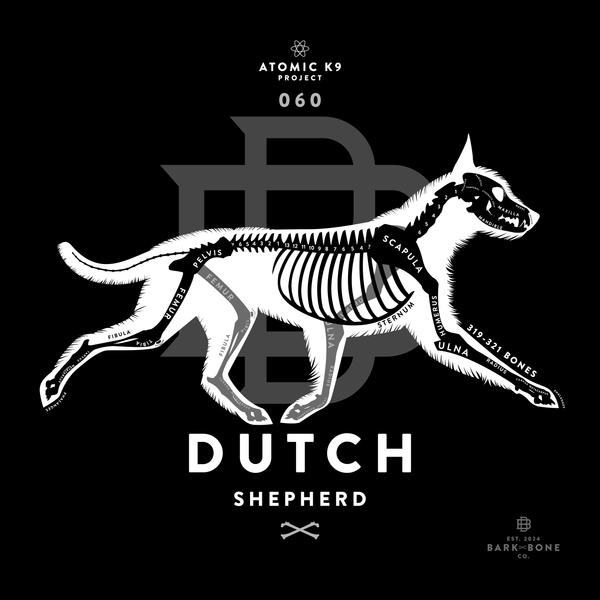 Dutch Shepherd Bone Print - Digital File Only