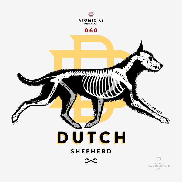 Dutch Shepherd Bone Print - Digital File Only