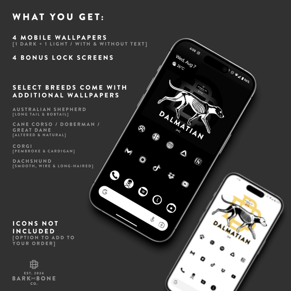 Dalmatian Breed Bone Wallpaper Pack