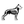 American Staffordshire Terrier Skin & Bones Vinyl Sticker (3 pack)