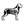 Bullmastiff Skin & Bones Vinyl Sticker (3 pack)