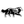 Collie Skin & Bones Vinyl Sticker (3 pack)