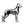 Great Dane Skin & Bones Vinyl Sticker (3 pack)