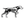 German Shorthaired Pointer Skin & Bones Vinyl Sticker (3 pack)